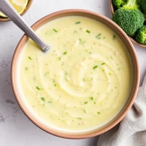 Creamy Broccoli and Cauliflower Soup